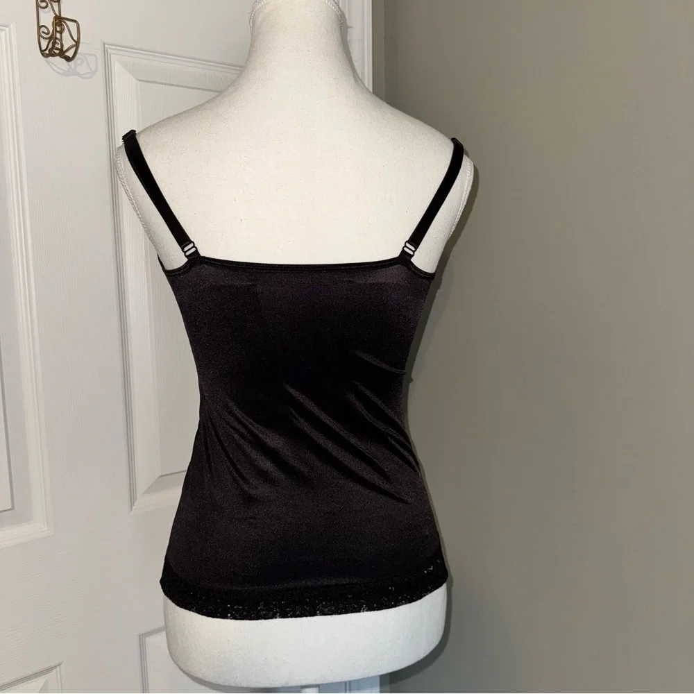 Ruby Ribbon Lace Torsette Open Bust SL3020 Black Size Medium Feminine‎